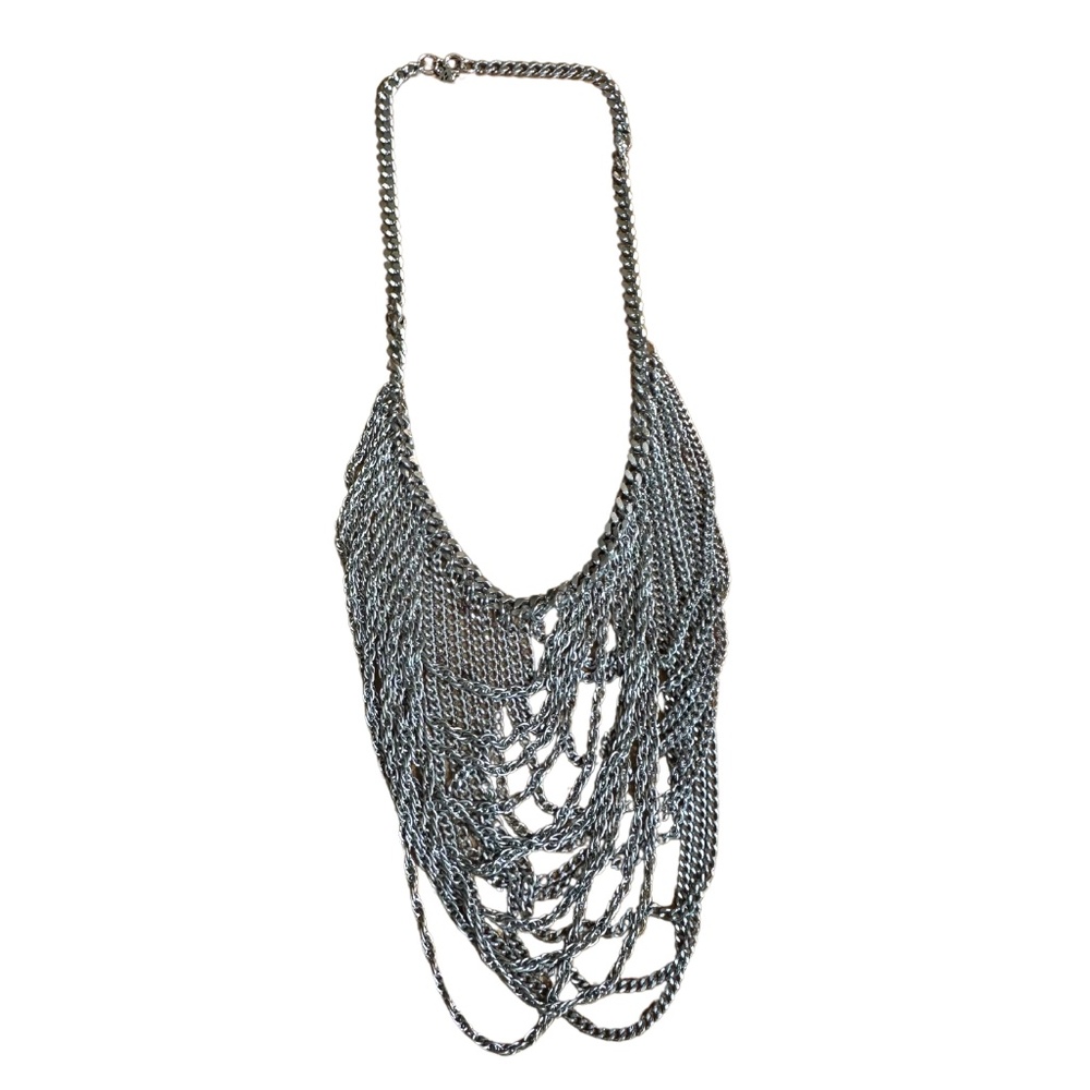Vintage Bib Chain Necklace!